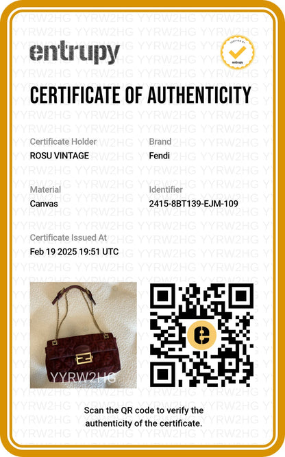 Fendi Red Monogram