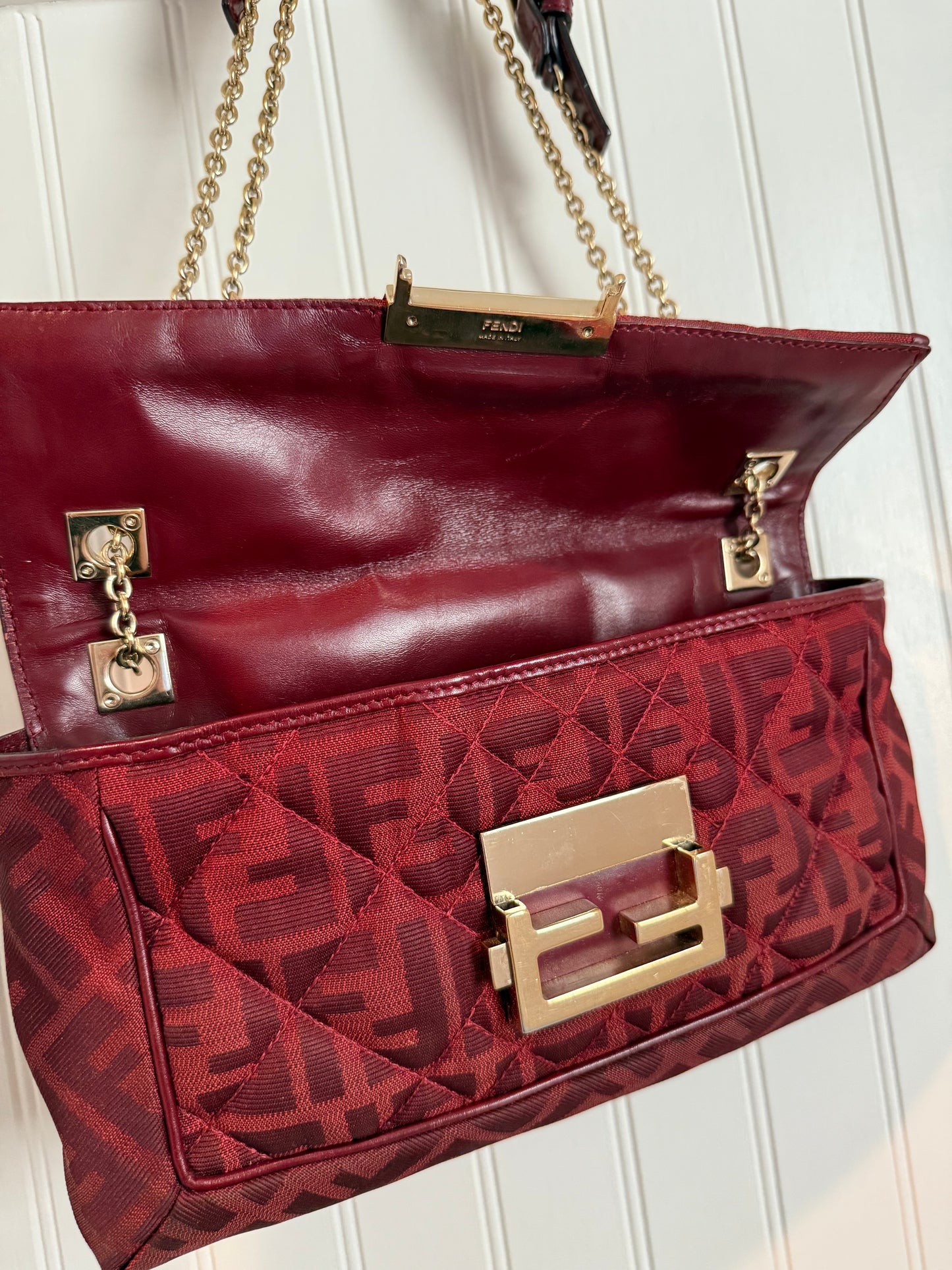 Fendi Red Monogram