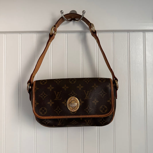 Louis Vuitton Shoulder BAg Tikal PM Monogram Canvas Brown PVC