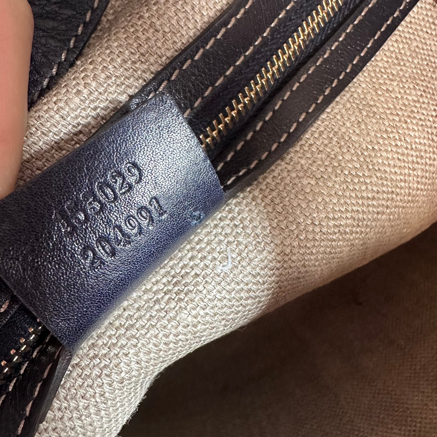 Gucci Canvas Boot Print Medium Jackie